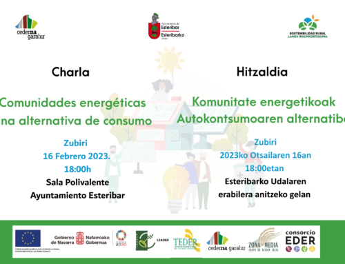 Cederna Garalur organiza una charla informativa sobre comunidades energéticas en Zubiri.